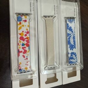 Colorful Patterned Watch Bands Set